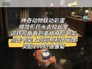 哈利波特魔法觉醒周年庆彩蛋揭秘：神秘地点大揭秘