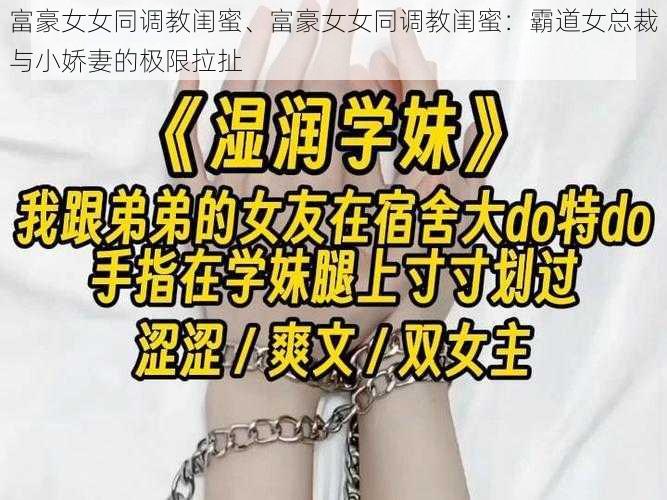 富豪女女同调教闺蜜、富豪女女同调教闺蜜：霸道女总裁与小娇妻的极限拉扯