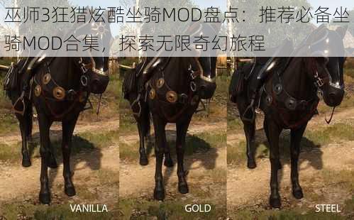 巫师3狂猎炫酷坐骑MOD盘点：推荐必备坐骑MOD合集，探索无限奇幻旅程