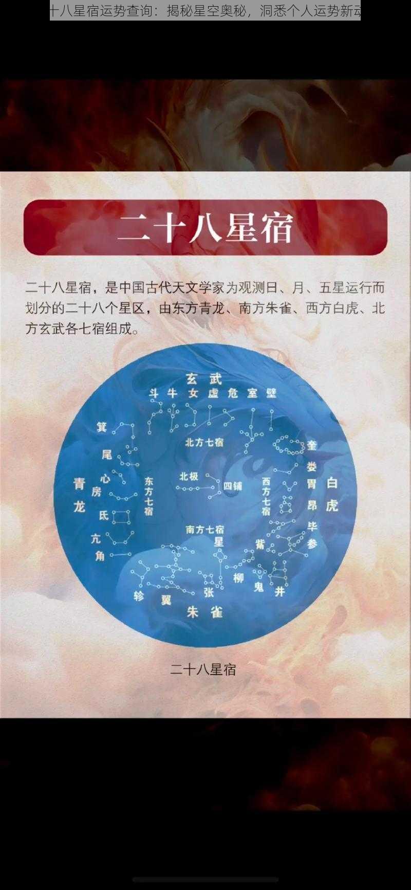 二十八星宿运势查询：揭秘星空奥秘，洞悉个人运势新动向