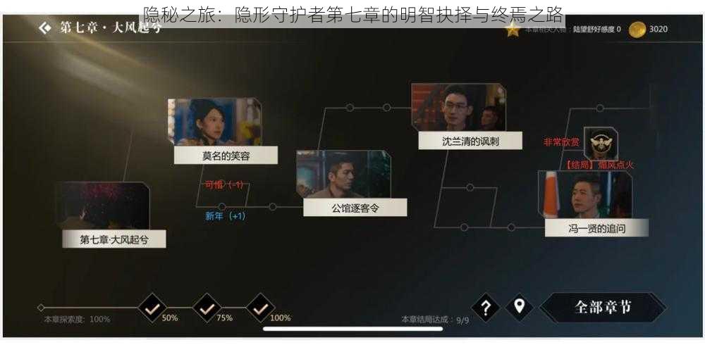 隐秘之旅：隐形守护者第七章的明智抉择与终焉之路