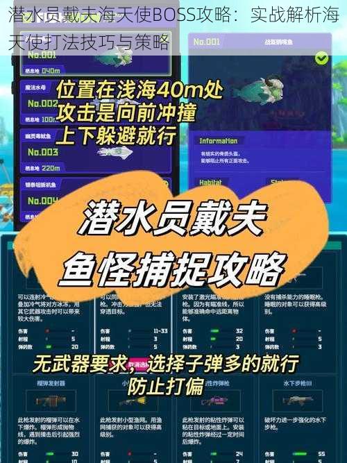 潜水员戴夫海天使BOSS攻略：实战解析海天使打法技巧与策略