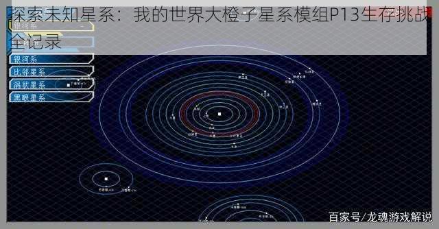 探索未知星系:我的世界大橙子星系模组P13生存挑战全记录