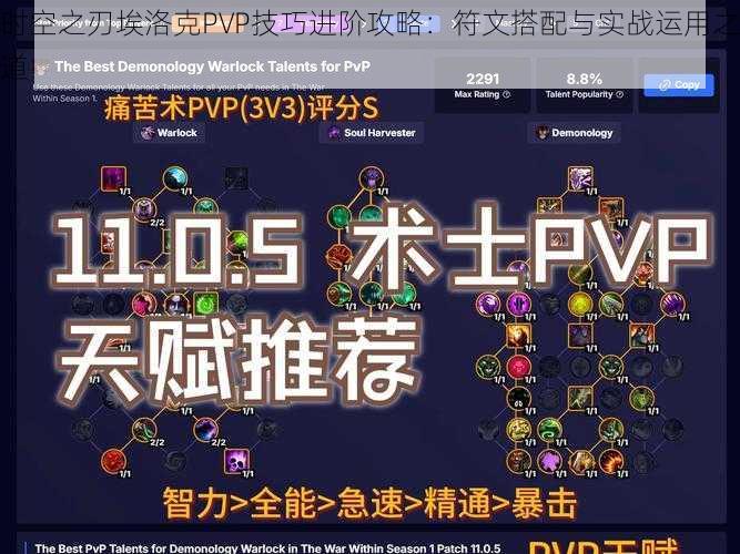 时空之刃埃洛克PVP技巧进阶攻略：符文搭配与实战运用之道