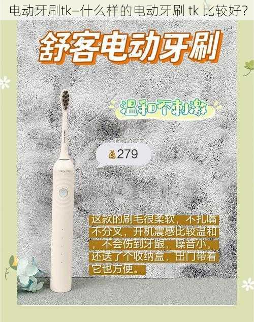 电动牙刷tk—什么样的电动牙刷 tk 比较好？