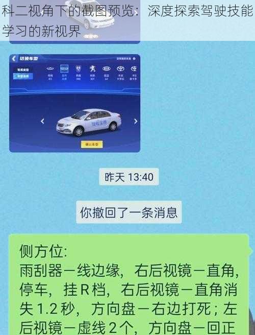 科二视角下的截图预览：深度探索驾驶技能学习的新视界