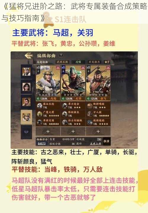 《猛将兄进阶之路：武将专属装备合成策略与技巧指南》