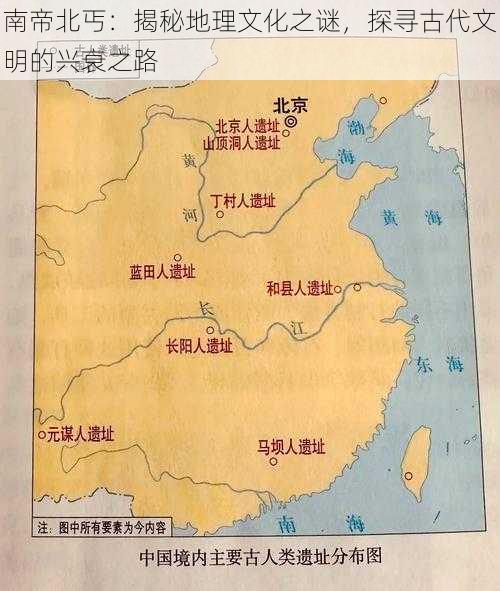 南帝北丐：揭秘地理文化之谜，探寻古代文明的兴衰之路