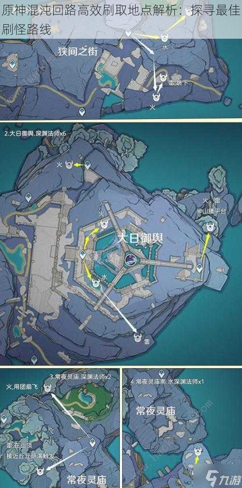 原神混沌回路高效刷取地点解析:探寻最佳刷怪路线